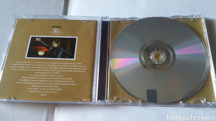 CDs de m&uacute;sica: Raphael. 50 a&ntilde;os despu&eacute;s 2008, cd. - Foto 5
