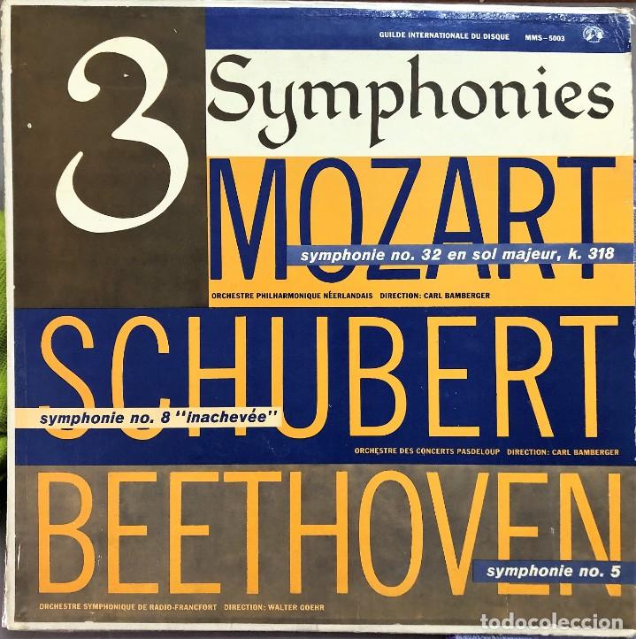 CDs de m&uacute;sica: Mozart, Schubert, Beethoven - 3 Symphonien - Foto 1