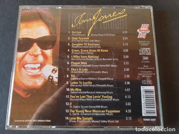 CDs de m&uacute;sica: TOM JONES - LOVE ME TONIGHT - Foto 3
