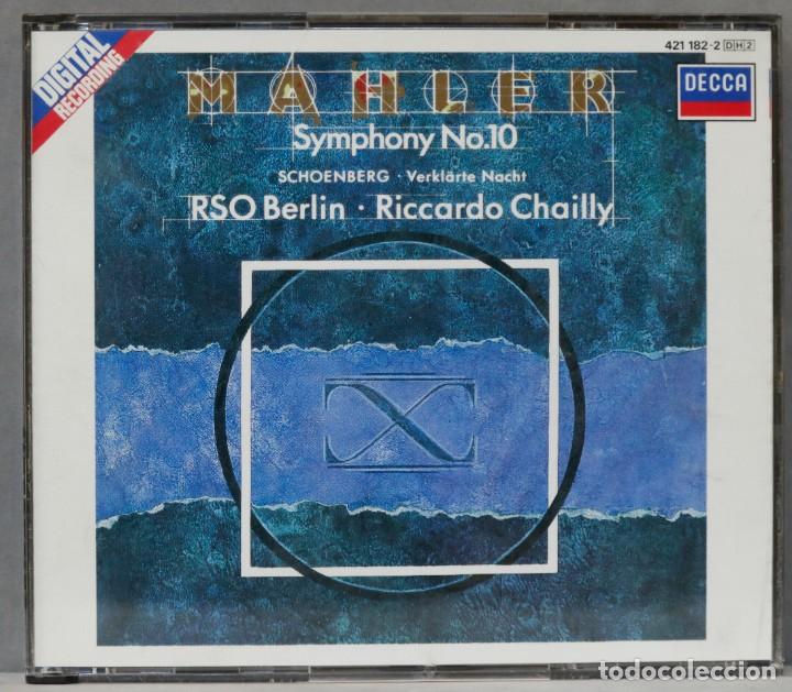 CDs de m&uacute;sica: 2 CD. MAHLER. SYMPHONY 10. CHAILLY - Foto 1