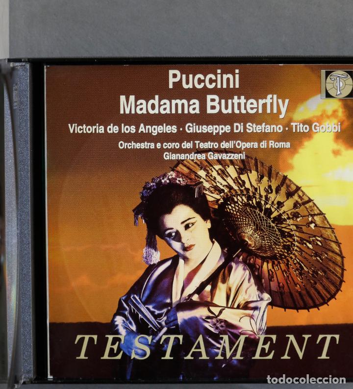 CDs de m&uacute;sica: 2 CD. MADAMA BUTTERFLY. PUCCINI. TESTAMENT - Foto 3