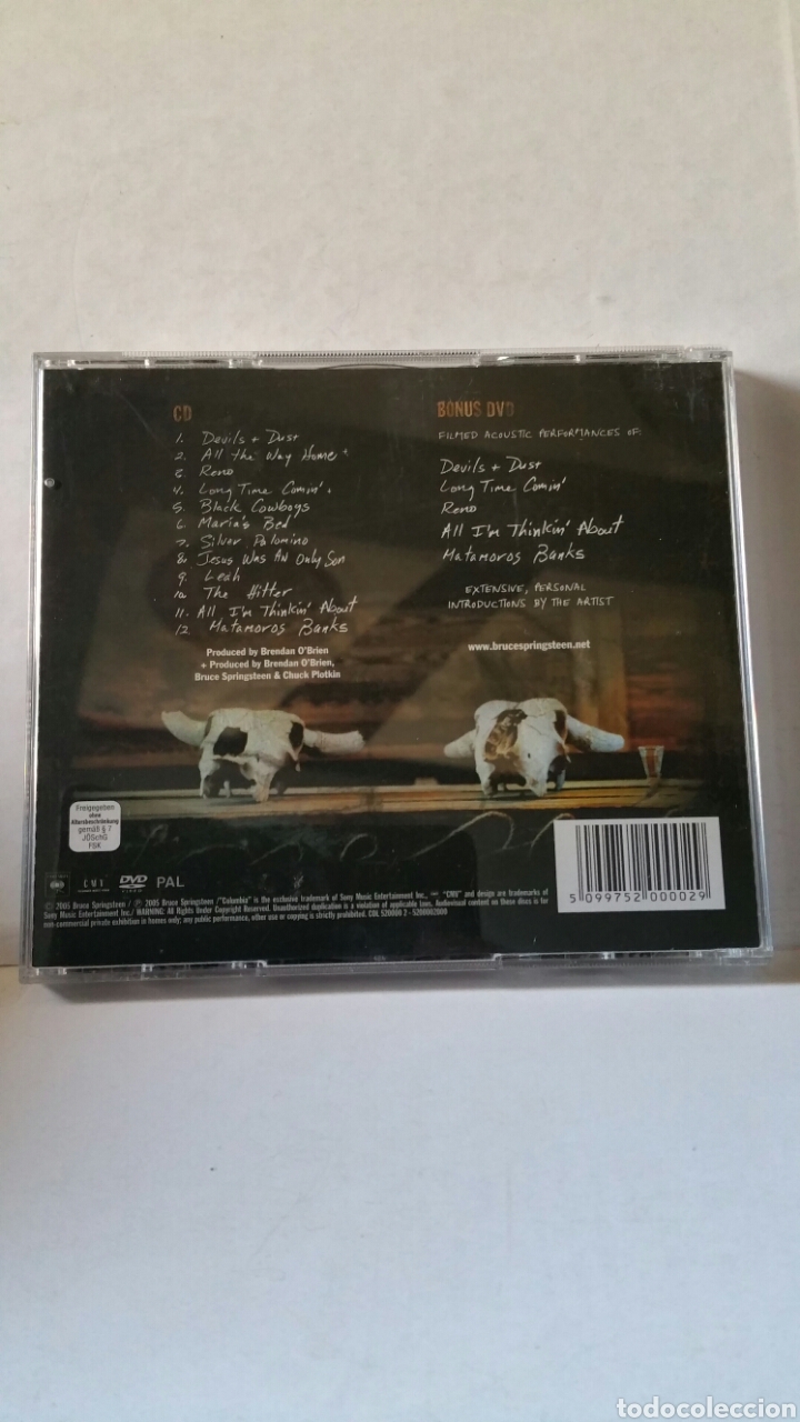 CDs de m&uacute;sica: Devils & dust. Bruce Springsteen, cd+dvd. - Foto 2