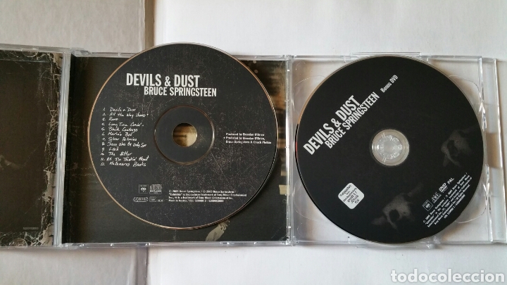 CDs de m&uacute;sica: Devils & dust. Bruce Springsteen, cd+dvd. - Foto 3