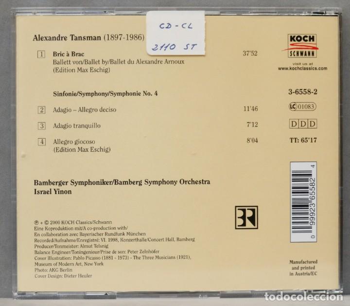 CDs de m&uacute;sica: CD. Symphony No. 4. Bric-&agrave;-Brac Ballet. YINON - Foto 2
