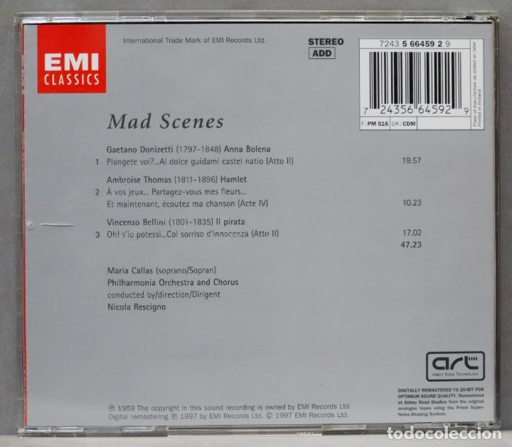 CDs de m&uacute;sica: CD. Mad Scenes. CALLAS. RESCIGNO - Foto 2