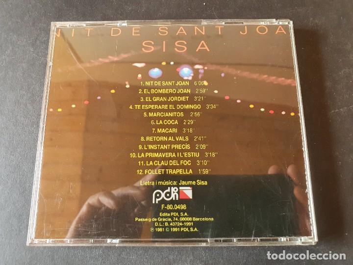 CDs de m&uacute;sica: SISA - LA NIT DE SANT JOAN - PDI 1991 - Foto 3