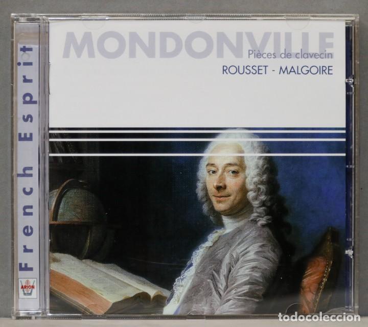 Music CDs: CD. MONDONVILLE. PIECES DE CLAVECIN. ROUSSET. MALGOIRE
