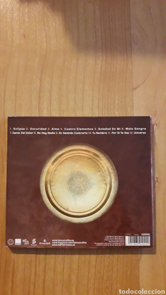 CDs de m&uacute;sica: LA MUSICALIT&Eacute;. 4 ELEMENTOS - Foto 2