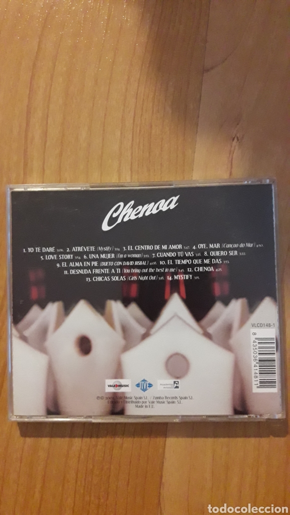 CDs de m&uacute;sica: CHENOA. CON DEDICATORIA DE LA ARTISTA - Foto 2