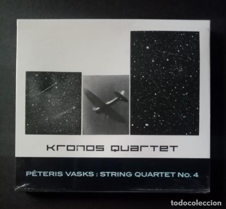 CDs de m&uacute;sica: KRONOS QUARTET / PETERIS VAKS - String Quartet No. 4 - CD 2003 - NONESUCH (Nuevo / precintado) - Foto 1
