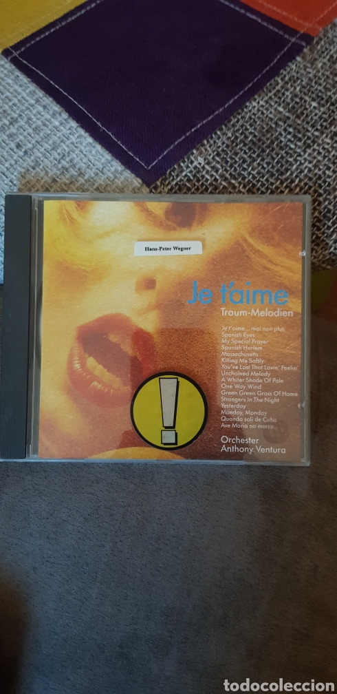 CDs de m&uacute;sica: CD JE TAIME * TRAUM-MELODIEN 1 - Foto 1
