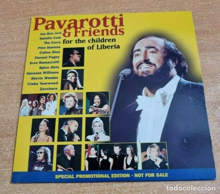 CDs de m&uacute;sica: PAVAROTTI & FRIENDS For the children of Liberia CD ALBUM PROMO 1998 UK SPICE GIRLS CELINE DION