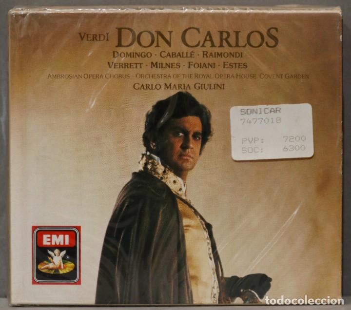 CDs de m&uacute;sica: 3 CD. DON CARLOS. VERDI. GIULINI - Foto 1