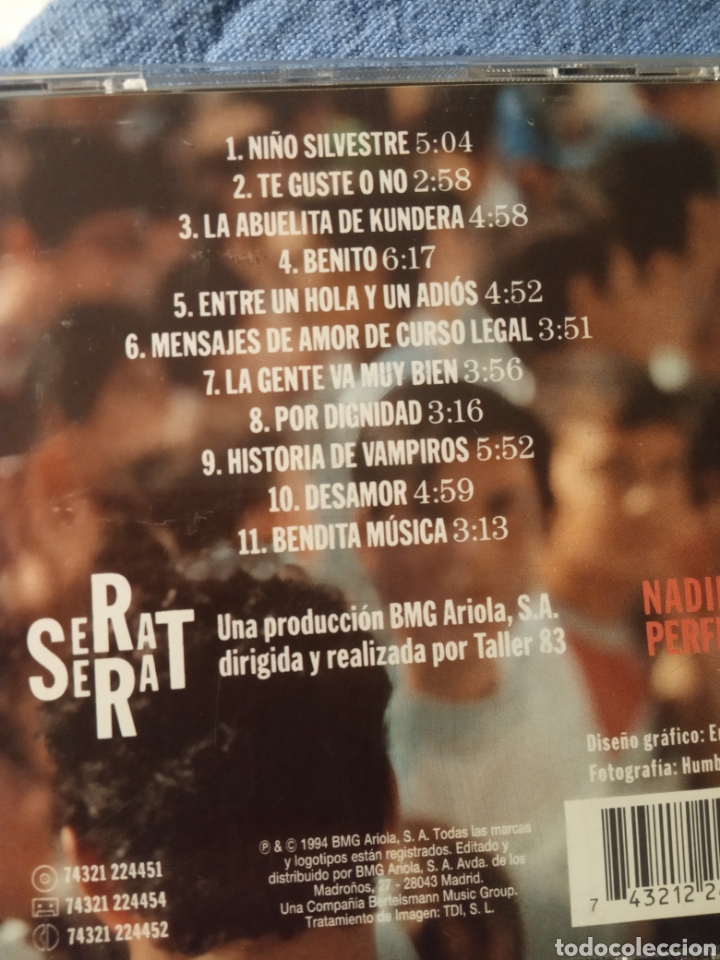 CDs de m&uacute;sica: Cd SERRAT &rdquo; NADIE ES PERFECTO &rdquo; - Foto 2
