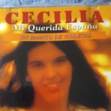 CDs de Música: CD CECILIA ”MI QUERIDA ESPAÑA- UN RAMITO DE VIOLETASS ” Y OTROS GRANDES EXITOS. Lote 277542733
