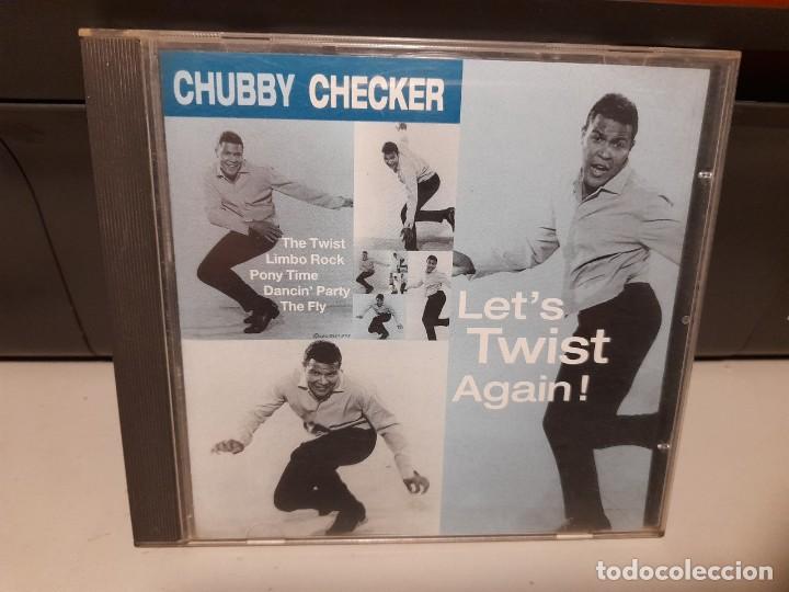CDs de m&uacute;sica: CD CHUBBY CHECKER : LET&acute;S TWIST AGAIN ! ( 18 TEMAS) - Foto 1