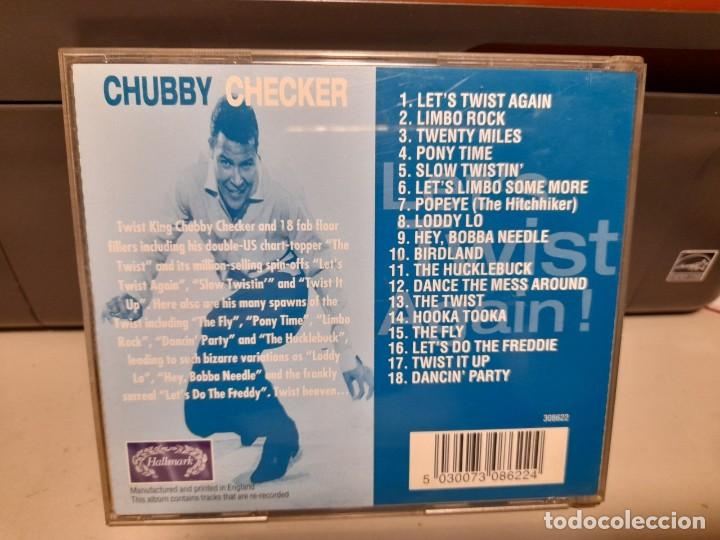 CDs de m&uacute;sica: CD CHUBBY CHECKER : LET&acute;S TWIST AGAIN ! ( 18 TEMAS) - Foto 2