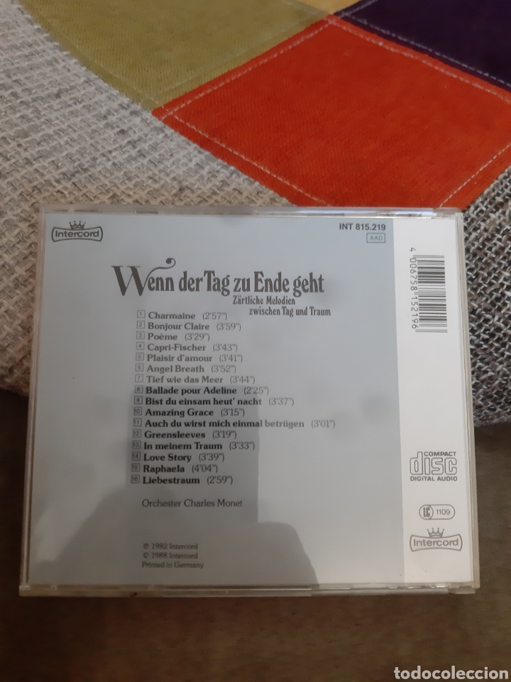 CDs de m&uacute;sica: Cd Wenn der Tag zu Ende geht - Foto 2