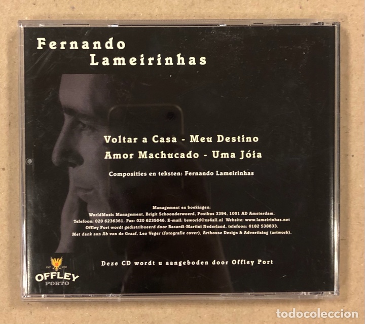 CDs de m&uacute;sica: FERNANDO LAMEIRINHAS. CD. - Foto 3