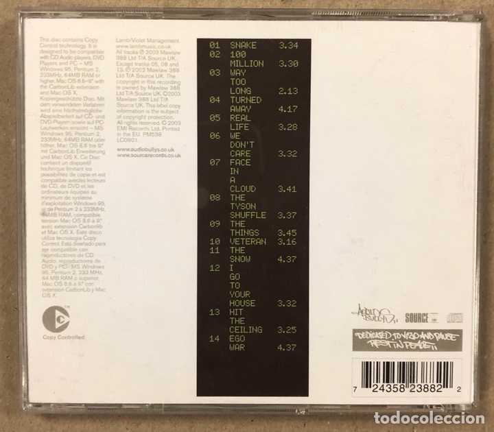 CDs de m&uacute;sica: AUDIO BULLYS &ldquo;EGO WAR&rdquo; (SOURCE 2003). CD. - Foto 3