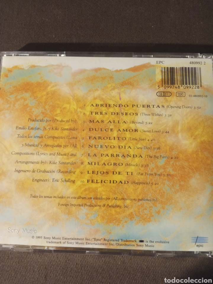 CDs de m&uacute;sica: Cd GLORIA ESTEFAN &rdquo; ABRIENDO PUERTAS &rdquo; - Foto 2