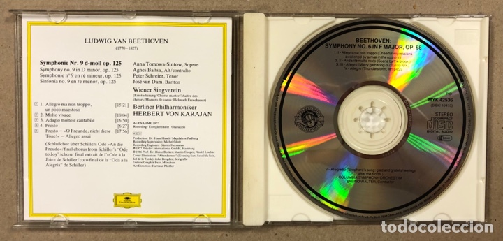 CDs de m&uacute;sica: LUDWIG VAN BEETHOVEN &ldquo;SYMPHONY N&deg; 9 CHORAL&rdquo;. CD. - Foto 2