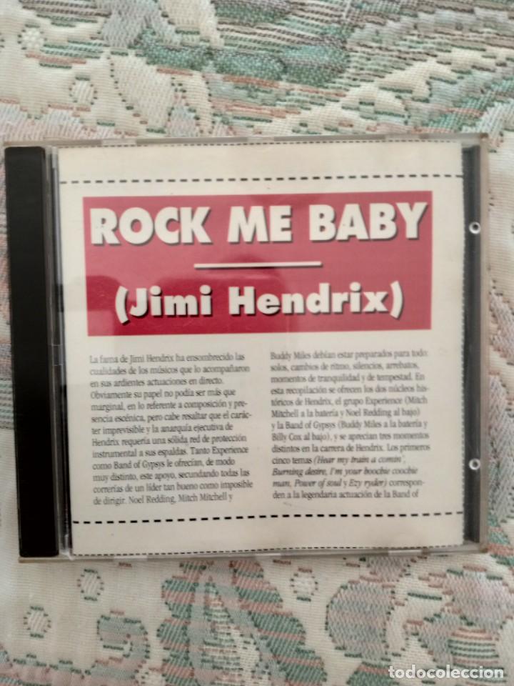 CDs de m&uacute;sica: CD JIMI HENDRIX ROCK ME BABY - Foto 1