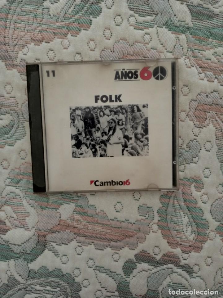 CDs de m&uacute;sica: CD FOLK A&Ntilde;OS 60 (CAMBIO16) - Foto 1