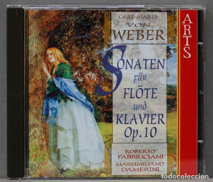 CD di Musica: CD. Sonaten fur Flote und Klavier Op.10 Nr.1-6. WEBER. DAMERINI