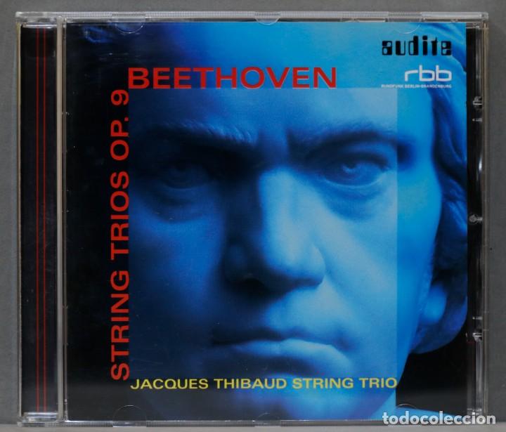 CDs de m&uacute;sica: CD. Ludwig van Beethoven. Jacques Thibaud String Trio. String Trios Op. 9 - Foto 1