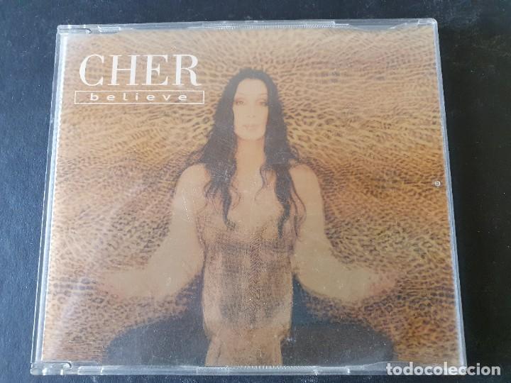 CDs de m&uacute;sica: CHER - BELIEVE - CD SINGLE DE 3 TEMAS - Foto 1
