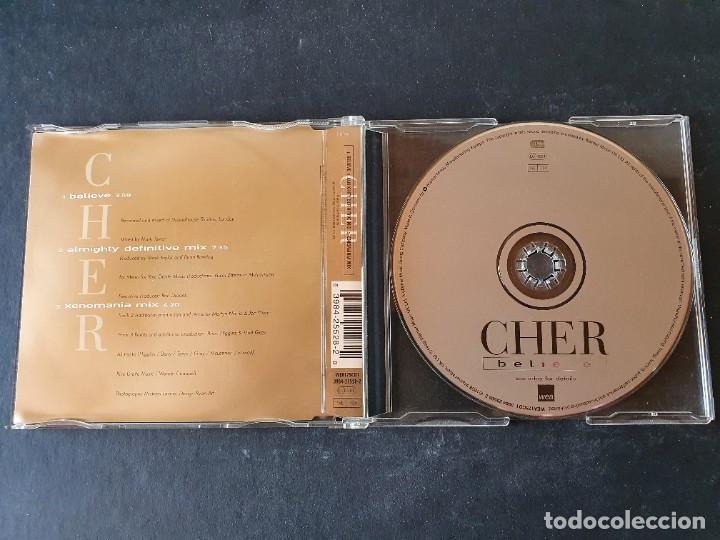 CDs de m&uacute;sica: CHER - BELIEVE - CD SINGLE DE 3 TEMAS - Foto 2