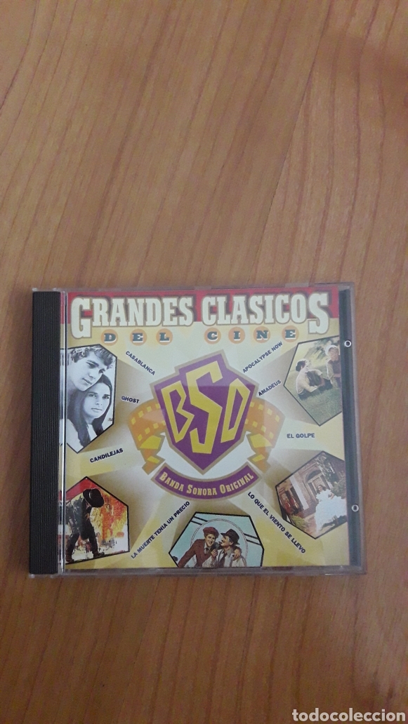CDs de m&uacute;sica: BSO GRANDES CL&Aacute;SICOS DEL CINE - Foto 1