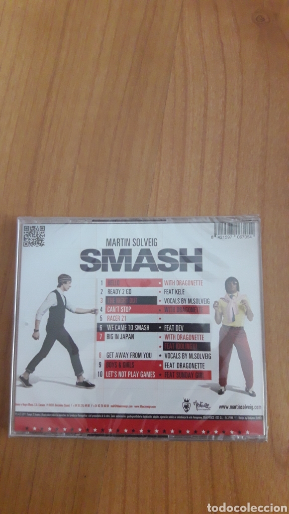 CDs de m&uacute;sica: MARTIN SOLVEIG. SMASH. A&Uacute;N RETRACTILADO - Foto 2