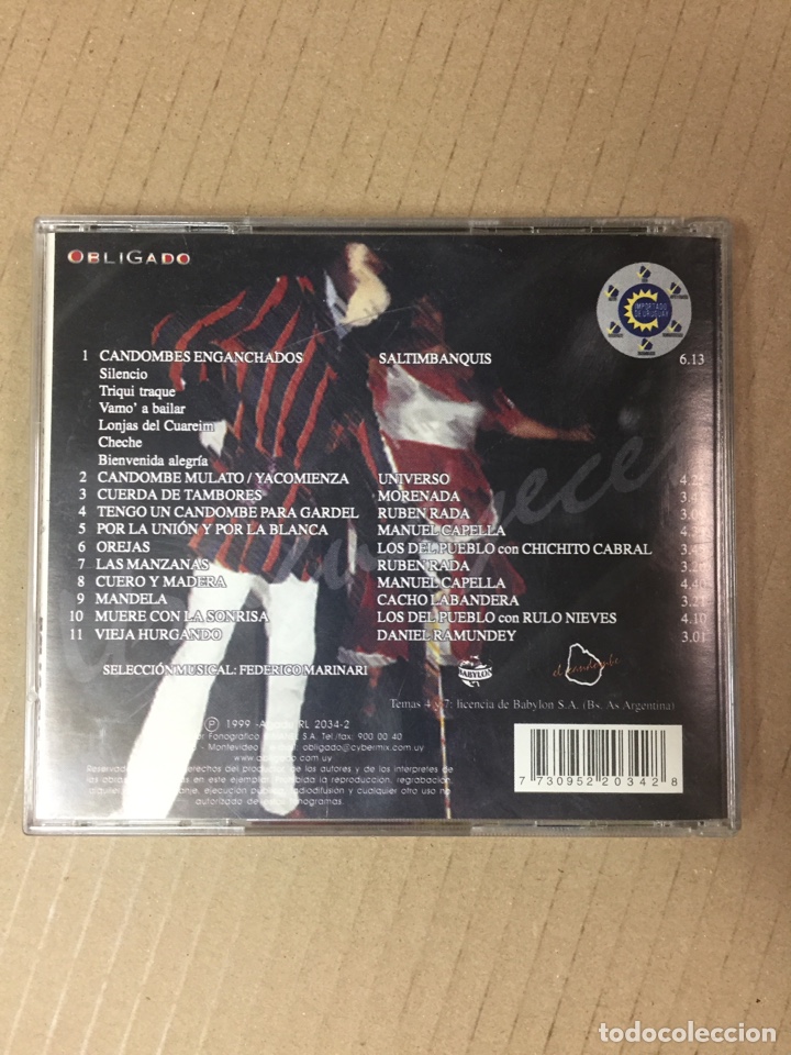CDs de m&uacute;sica: CD EL CANDOMBE, URUGUAYECES 4. CD COMO NUEVO - Foto 2