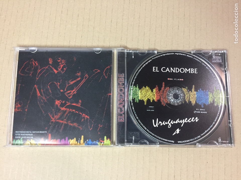 CDs de m&uacute;sica: CD EL CANDOMBE, URUGUAYECES 4. CD COMO NUEVO - Foto 3