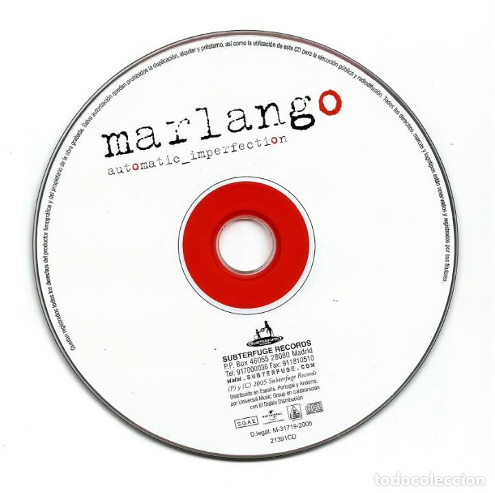 CDs de m&uacute;sica: MARLANGO - AUTOMATIC INPERFECTION (2005) - Foto 3