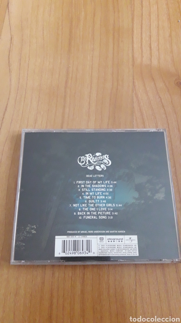 CDs de m&uacute;sica: THE RASMUS. DEAD LETTERS - Foto 2
