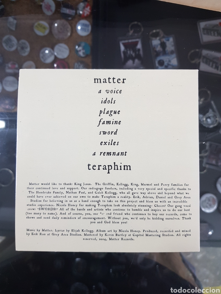 CDs de m&uacute;sica: Matter - Teraphin - Cd Post-hardcore - Foto 2