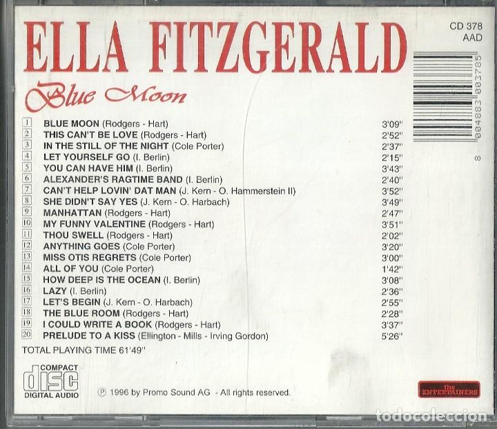 CDs de m&uacute;sica: Ella Fitzgerald - Blue Moon - Foto 2