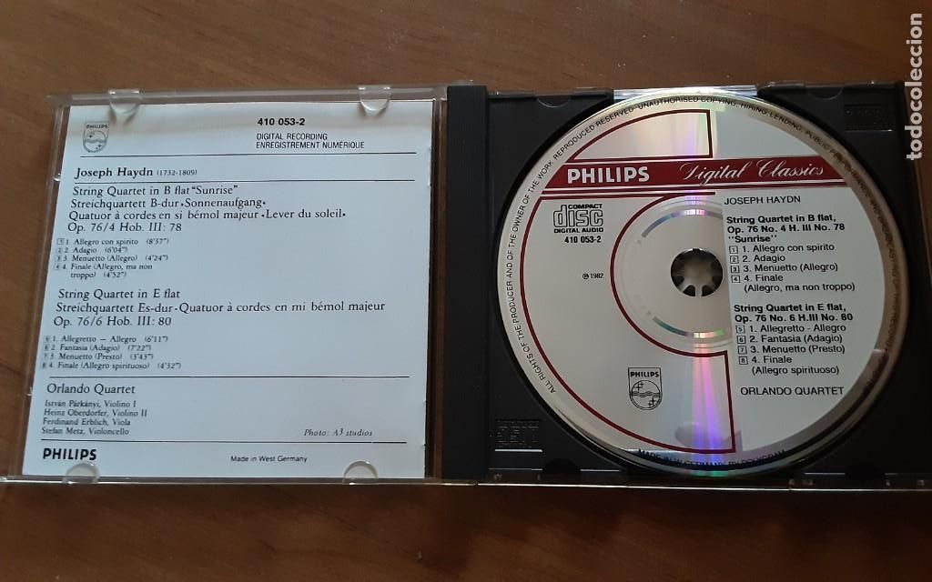 CDs de m&uacute;sica: Haydn &ndash; Orlando Quartet &lrm;&ndash; String Quartets &ndash; Streichquartette Op.76 Nos. 4 & 6 - Foto 5