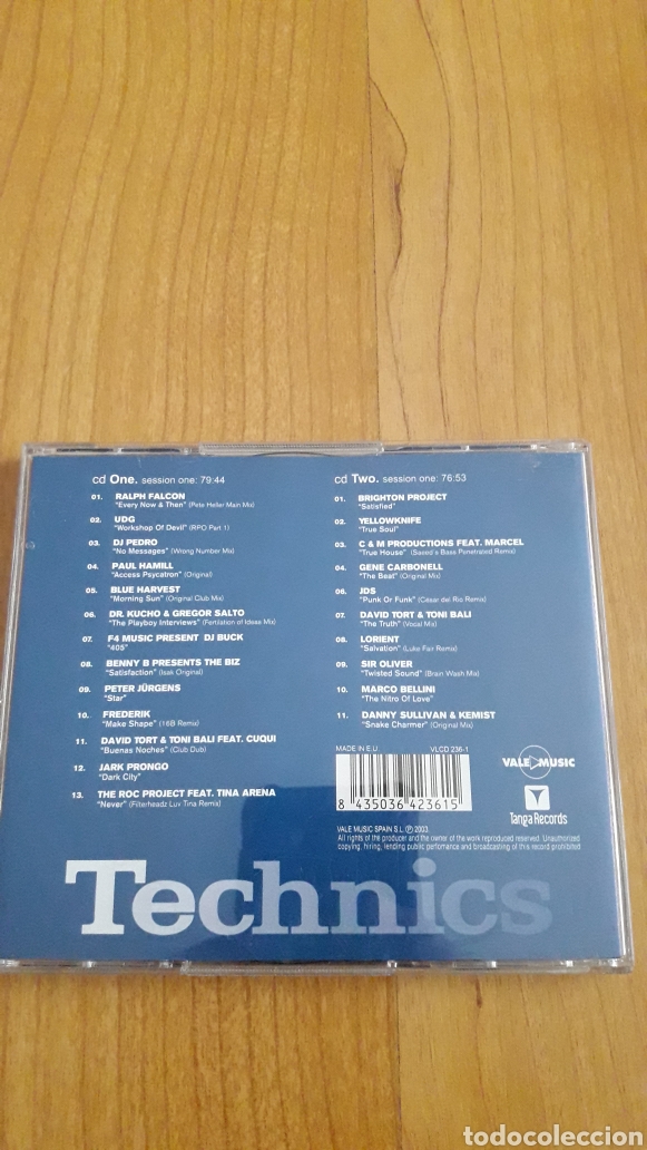 CDs de m&uacute;sica: DOBLE CD TECHNICS CLUBBERS EDITION - Foto 2