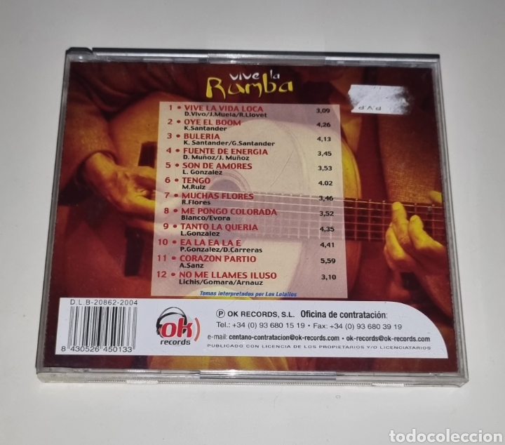 CDs de m&uacute;sica: RECOPILATORIO / CD / VIVE LA RUMBA - Foto 3