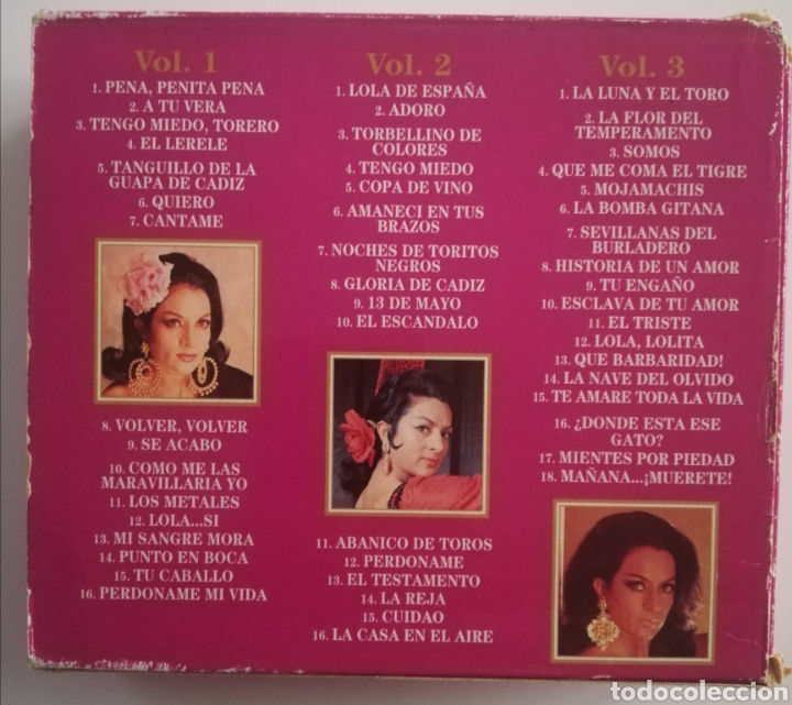 CDs de m&uacute;sica: Lola Flores - Grandes &Eacute;xitos (3 CDs) - Foto 2