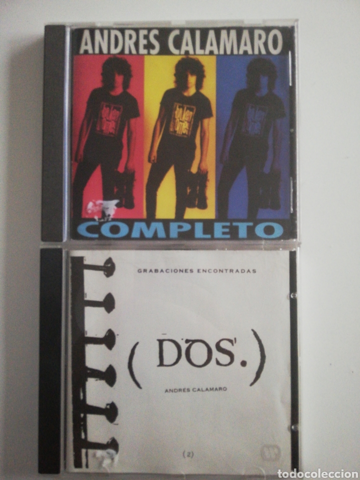CDs de m&uacute;sica: Andr&eacute;s Calamaro - Completo y Dos - Foto 1