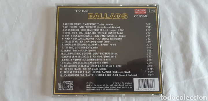 CDs de m&uacute;sica: (Sevilla) CD - MEJORES BALADAS - Foto 3