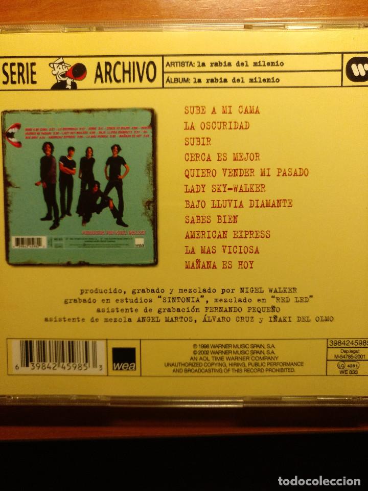 CDs de m&uacute;sica: CD LA RABIA DEL MILENIO - Foto 2