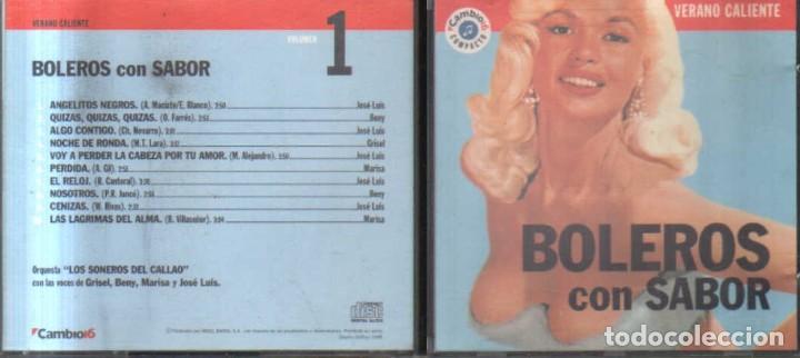 CDs de m&uacute;sica: BOLEROS CON SABOR. VV. AA. CD-VARIOS-2053 - Foto 1