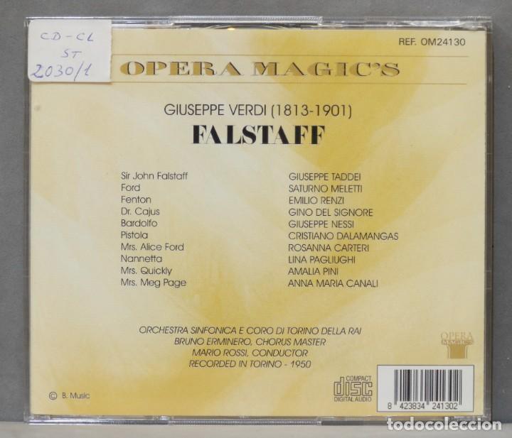 CDs de m&uacute;sica: 2 CD. FALSTAFF. VERDI. OPERA MAGIC&acute;S - Foto 2