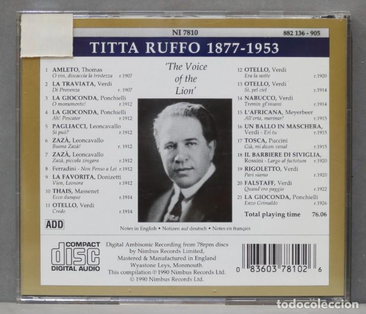 CDs de m&uacute;sica: CD. RUFFO. PRIMA VOCE - Foto 2